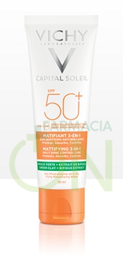 Vichy Capital Soleil Anti Acne Purificante Crema anti acne SPF50+ 50 ml