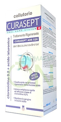 Curaden Curasept ADS Clorexidina 0,20% Acido Ialuronico Collutorio 200 ml