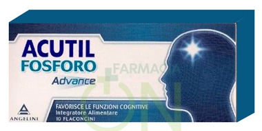 Acutil Fosforo Linea Advance Integratore Alimentare 10 Flaconcini