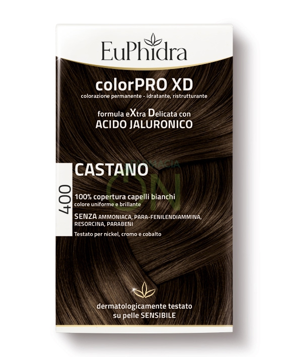 EuPhidra Linea ColorPRO XD Colorazione Extra-Delixata 400 Castano