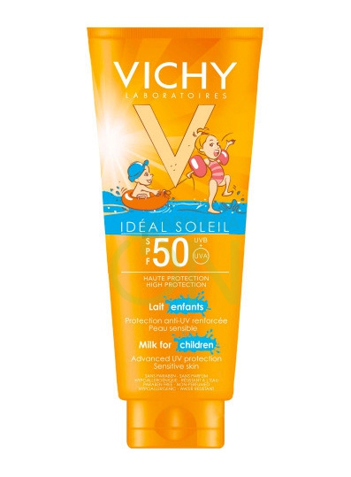 Vichy Linea Ideal Soleil SPF50 Latte Solare Delicato Protezione Bambini 300 ml