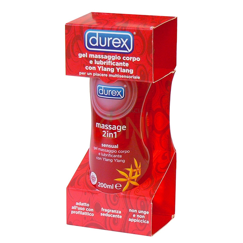 Durex Linea Lubrificanti Sensual Gel Massage 2 in 1 Gel Intimo 200 ml