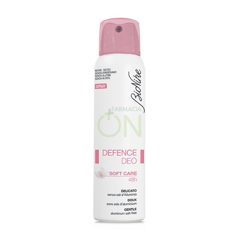 BioNike Linea Defence Deo Soft care 48h Deodorante No Sali Alluminio Spray 150ml