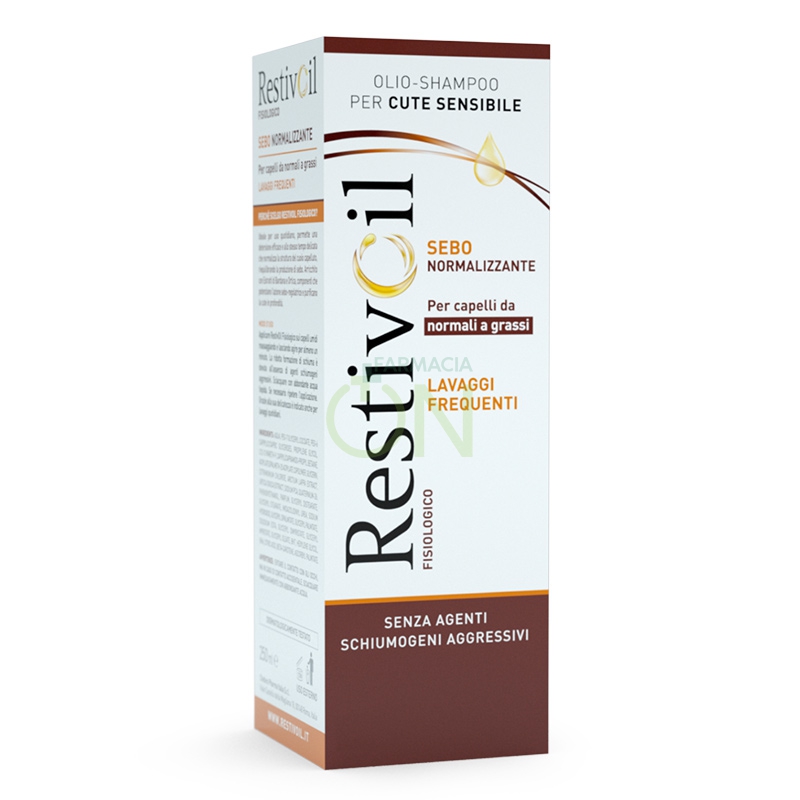 RestivOil Linea Sebo-Normalizzante Olio Shampoo Capelli Normali Grassi 400 ml