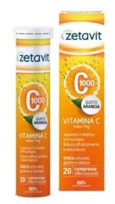 Zetavit C1000 20 compresse effervescenti vitamina c