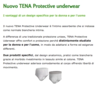 Tena Linea Men Incontinenza Protective Underwear Livello 4 M L 10 Slip