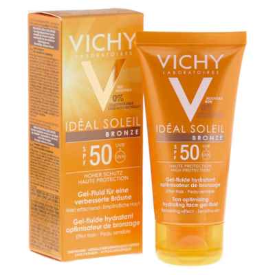 Vichy Linea Ideal Soleil SPF50 Gel Bronze Idratante Abbronzatura Rapida 50 ml